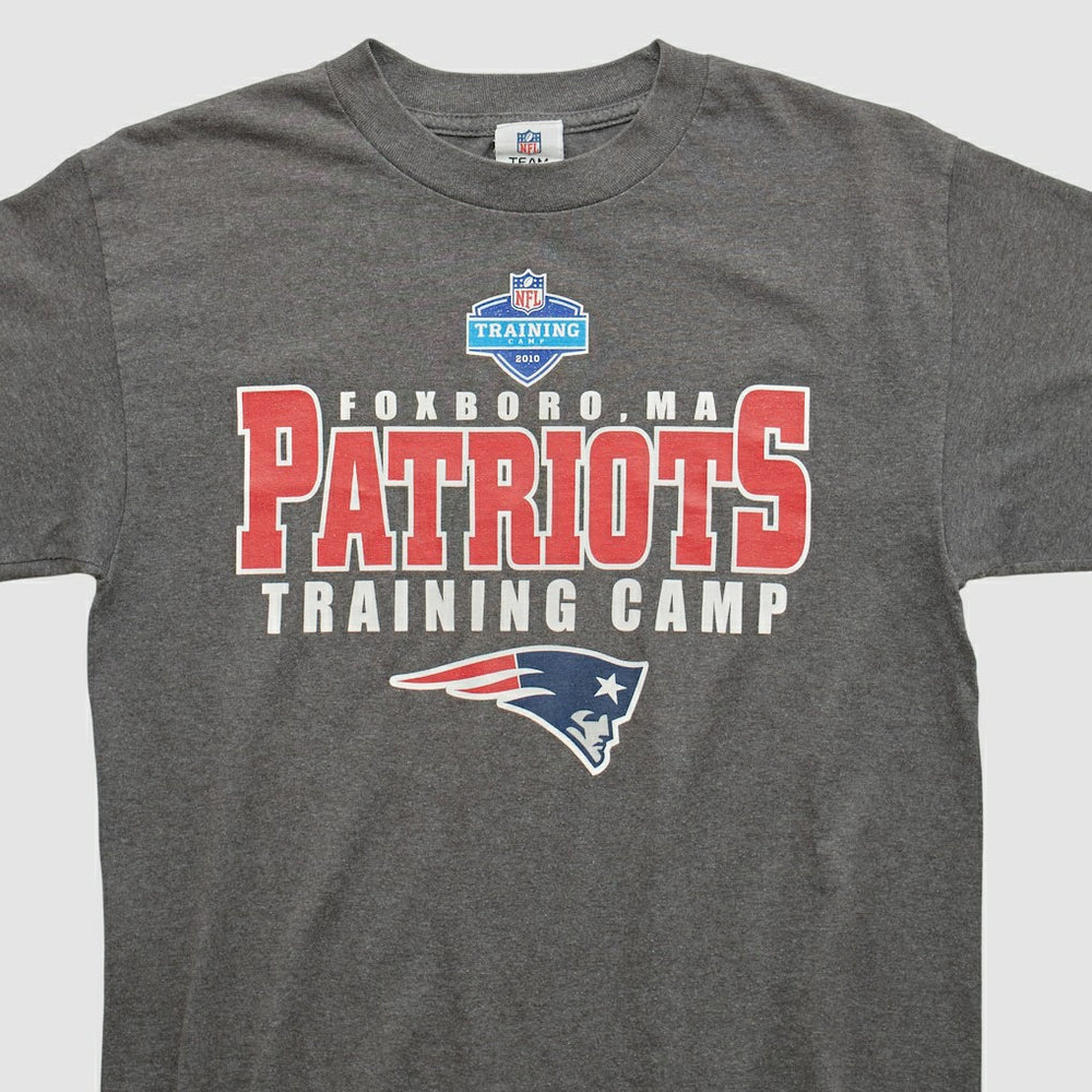 New England Patriots NFL 2010 T-shirt - Dark Heather Gray Vintage discount
