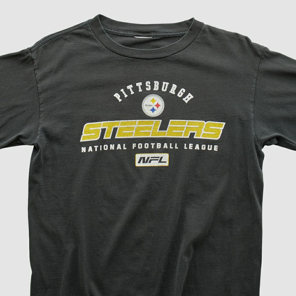 Pittsburgh Steelers 2000s Long Sleeve T-shirt - Black Vintage discount