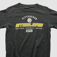 Pittsburgh Steelers 2000s Long Sleeve T-shirt - Black Vintage discount