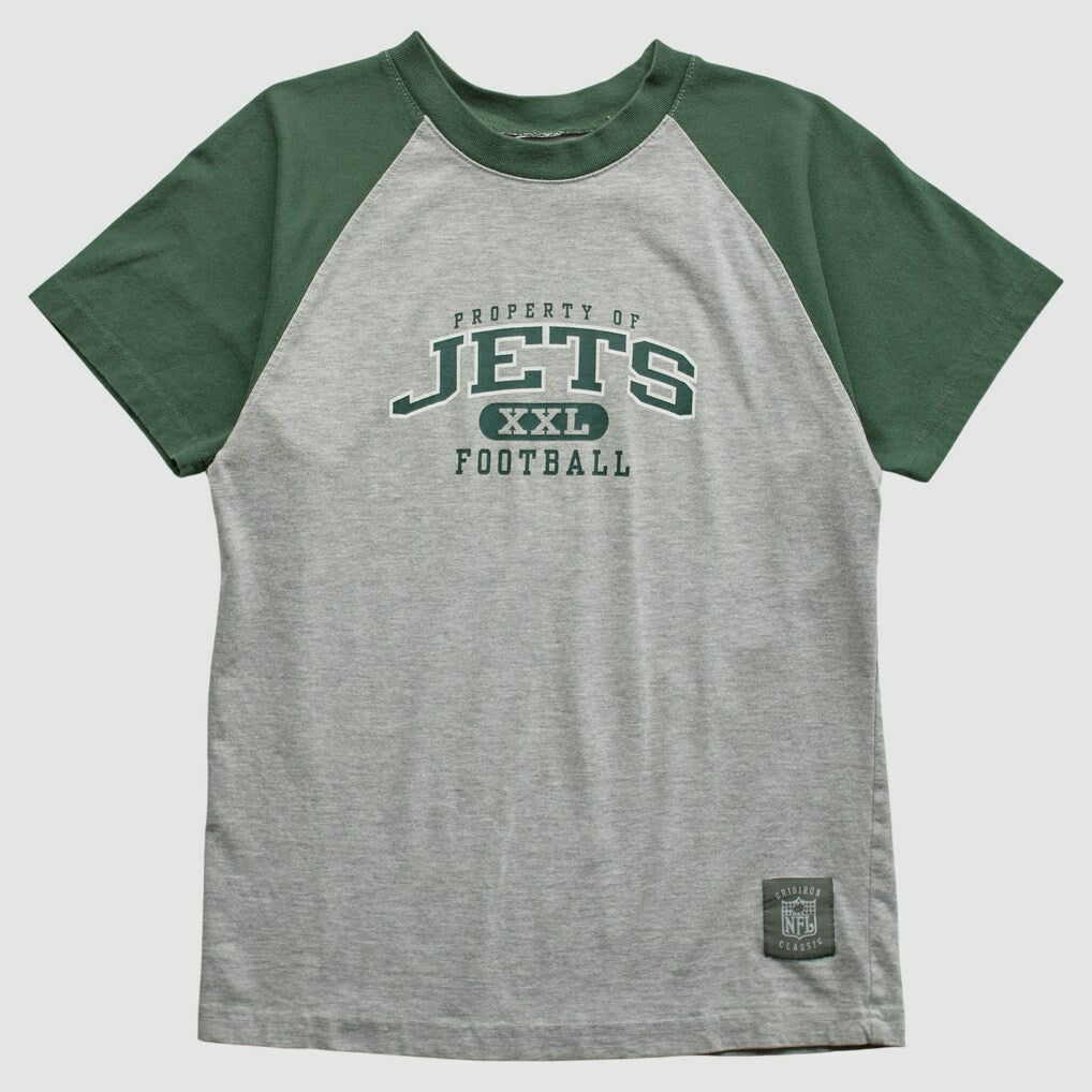 New York Jets NFL 2000s T-shirt - Heather Gray Vintage discount