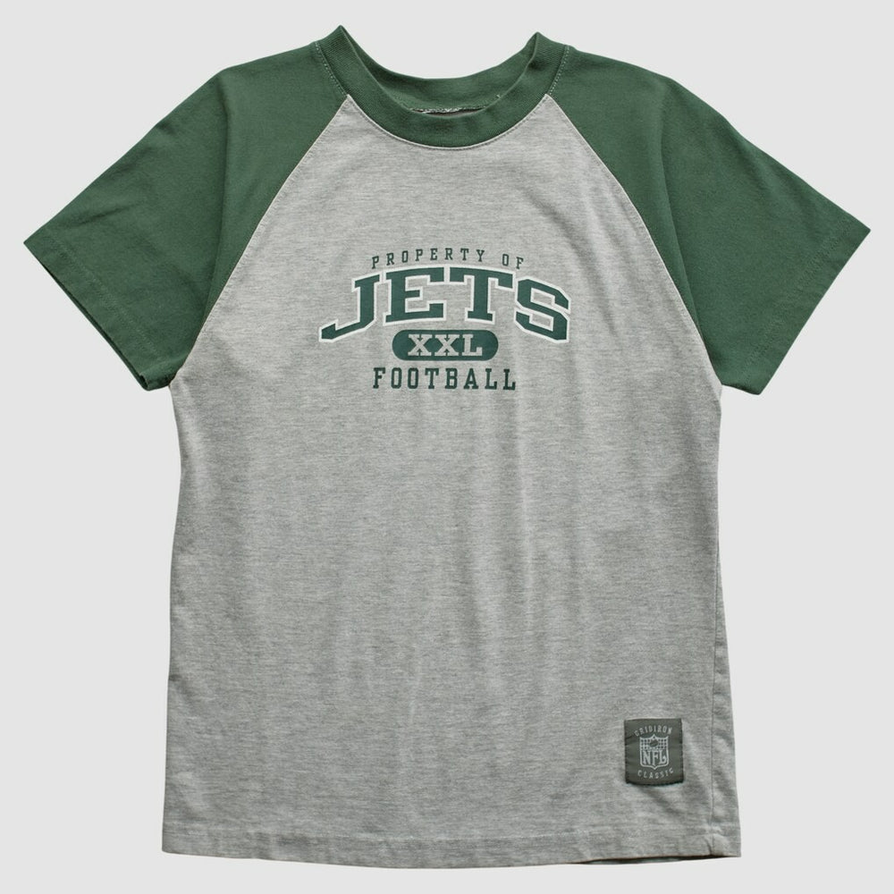 New York Jets NFL 2000s T-shirt - Heather Gray Vintage discount