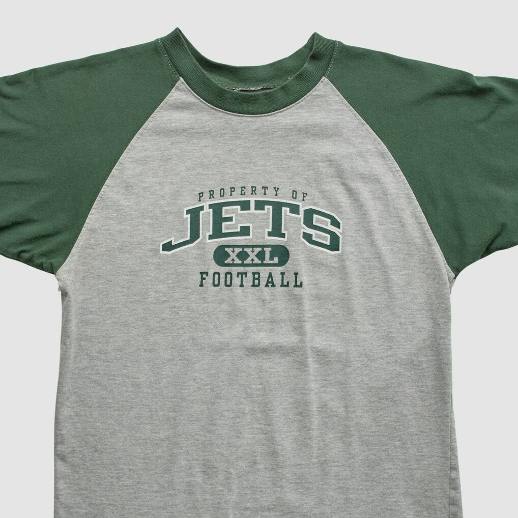 New York Jets NFL 2000s T-shirt - Heather Gray Vintage discount