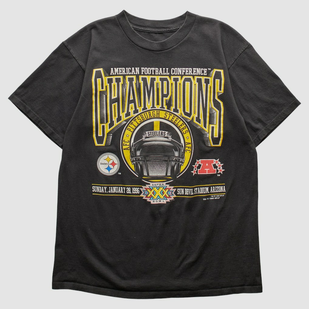 Pittsburgh Steelers 1996 T-shirt - Black Vintage discount