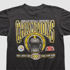 Pittsburgh Steelers 1996 T-shirt - Black Vintage discount