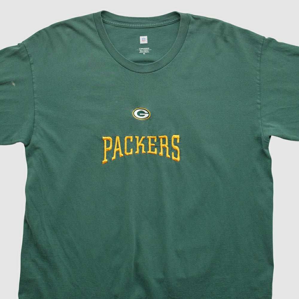 Green Bay Packers NFL 2000s Long Sleeve T-shirt - Green Vintage discount