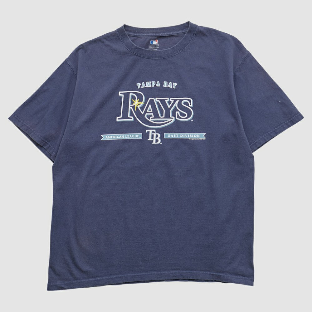 Tampa Bay Rays MLB 2008 T-shirt Navy Vintage