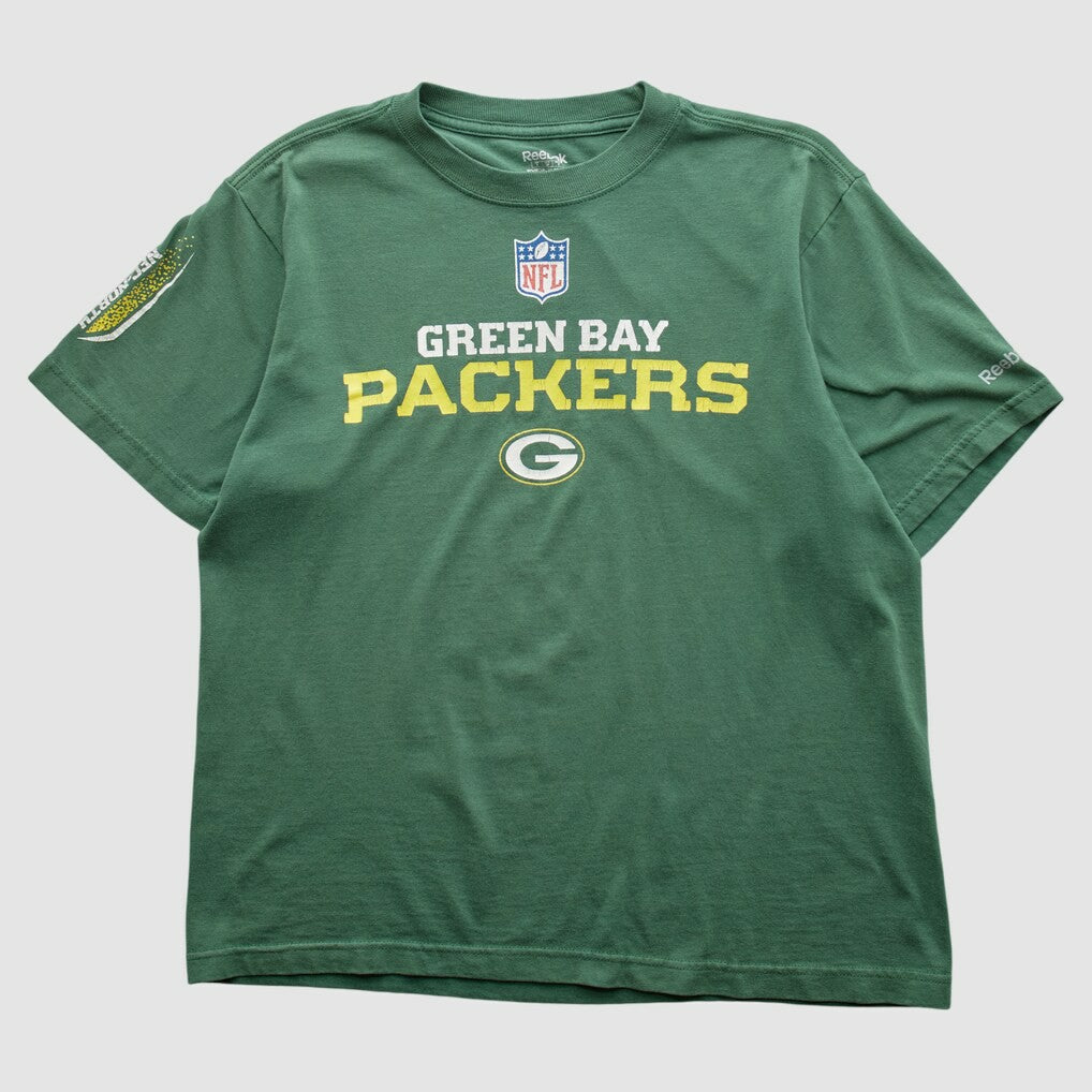 Green Bay Packers Reebok 2000s T-shirt - Green Vintage discount