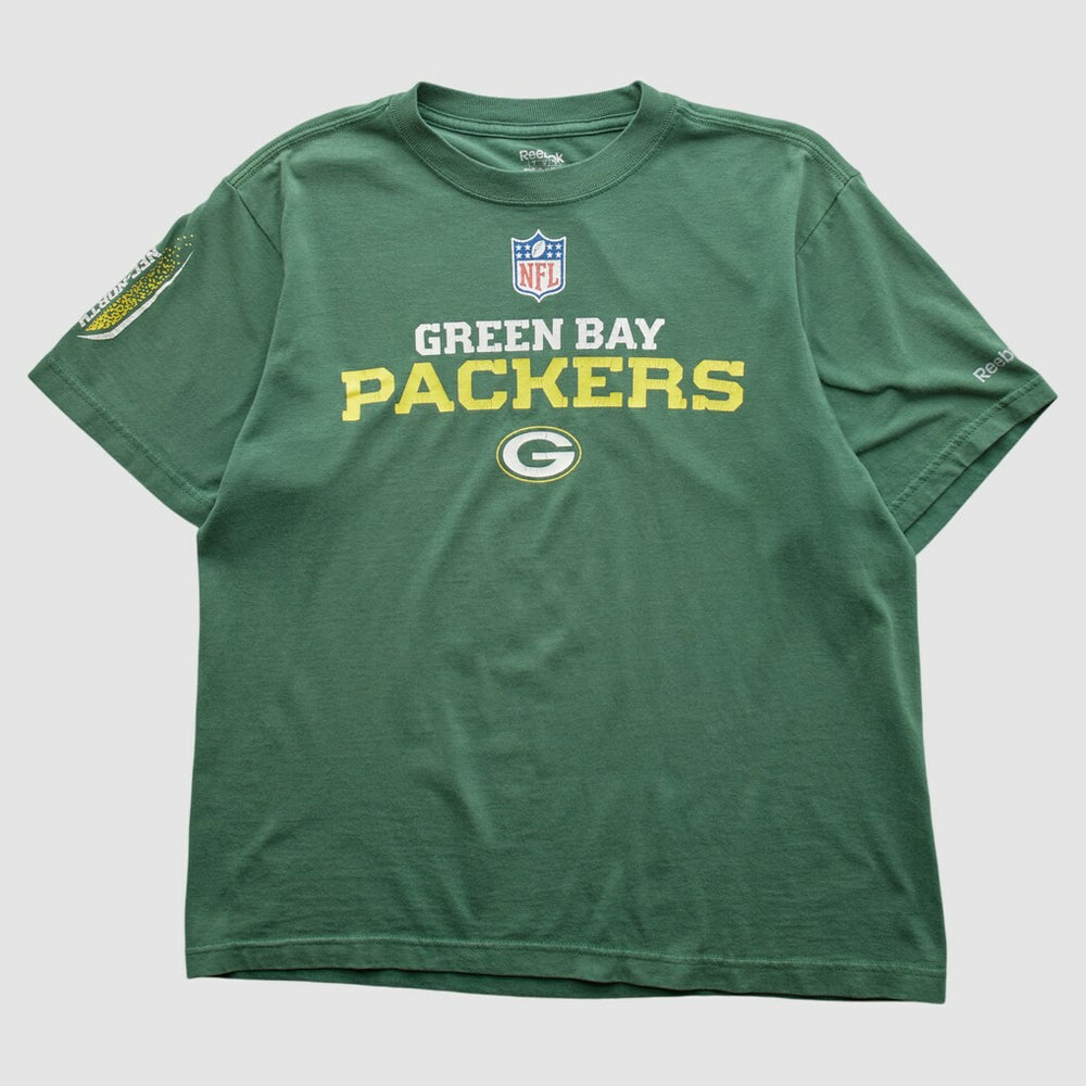 Green Bay Packers Reebok 2000s T-shirt - Green Vintage discount