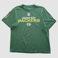 Green Bay Packers Reebok 2000s T-shirt - Green Vintage discount