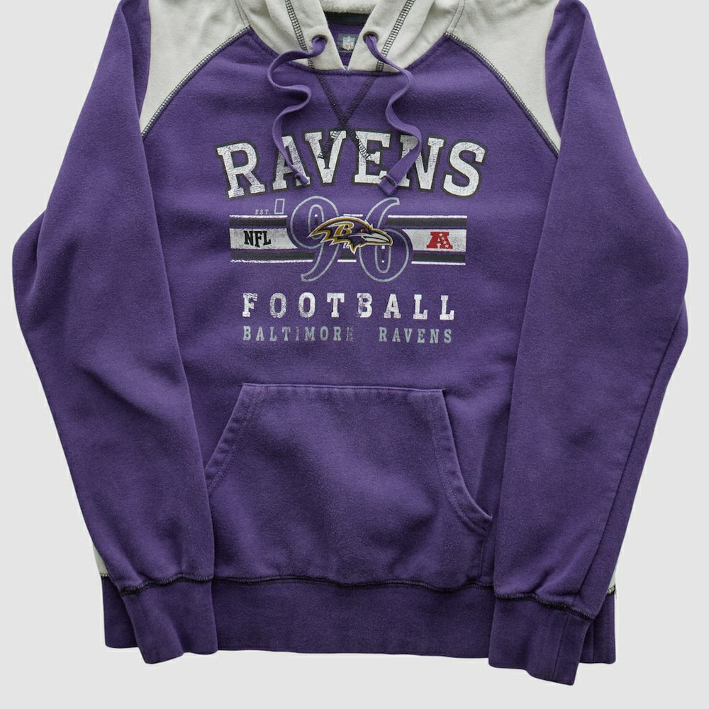Baltimore Ravens NFL 2010s Hooded Pullover Sweatshirt - Purple Vintage sale