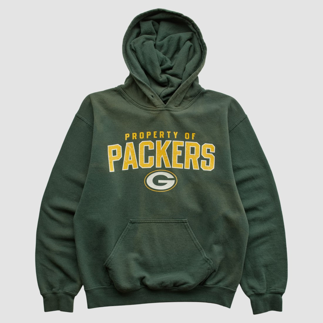 Green Bay Packers Reebok 2000s Hooded Pullover Sweatshirt - Green Vintage online