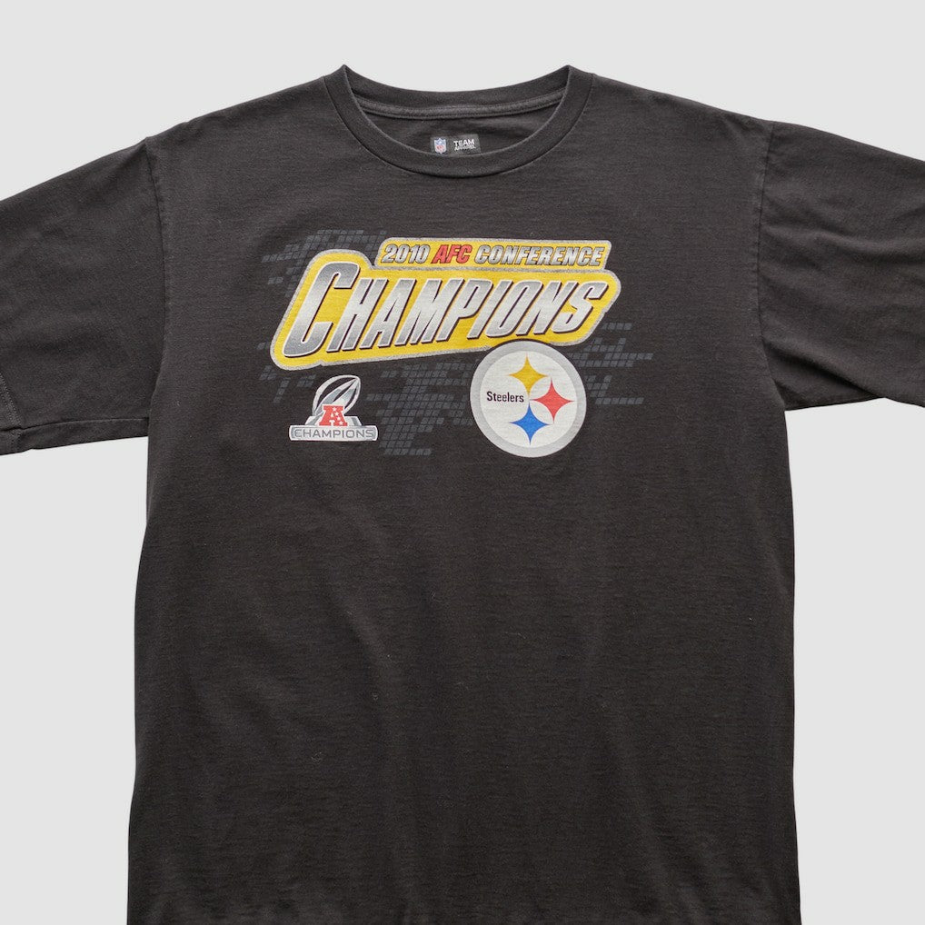 Pittsburgh Steelers NFL 2010 T-shirt - Black Vintage cheap
