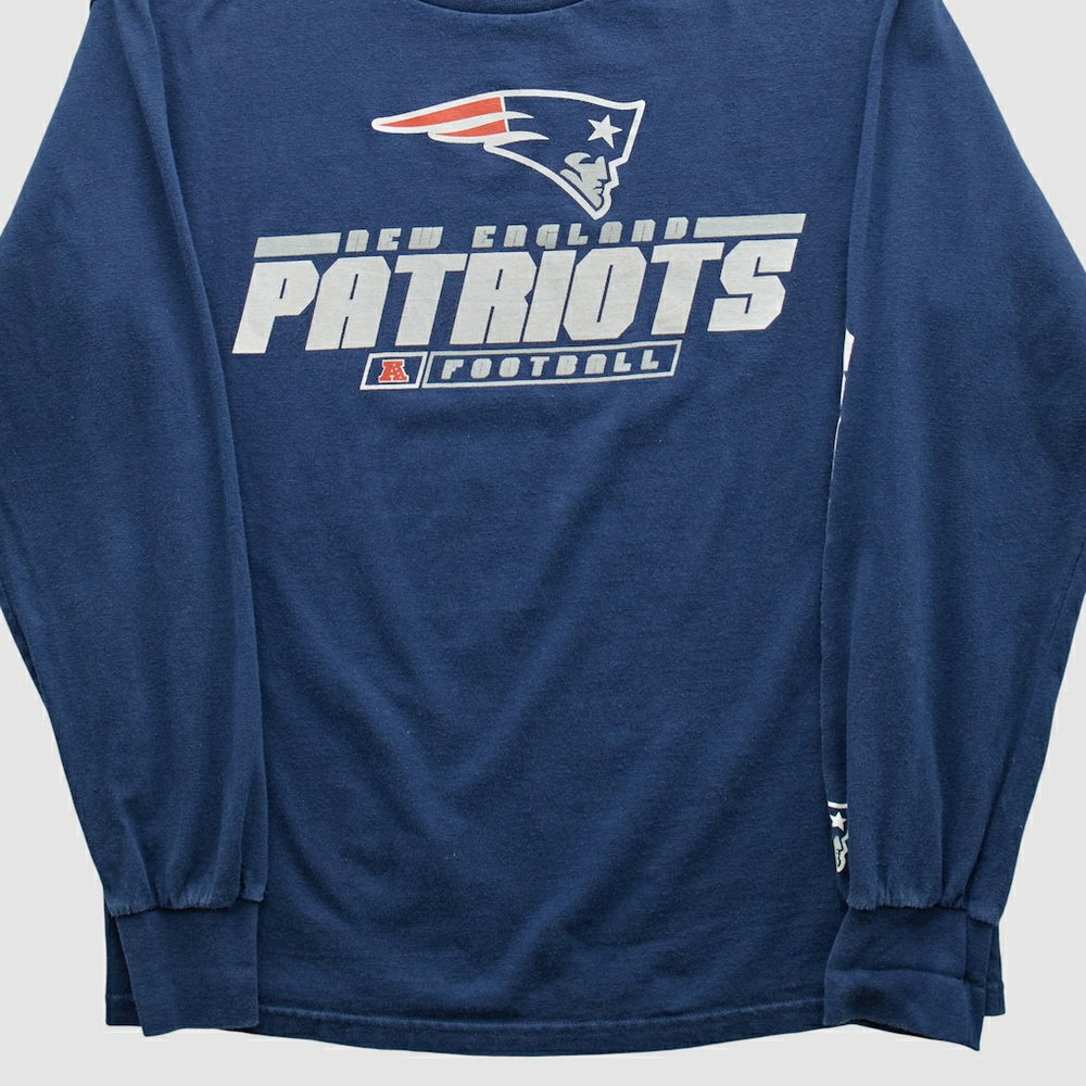 New England Patriots NFL 2010s Long Sleeve T-shirt - Navy Vintage online