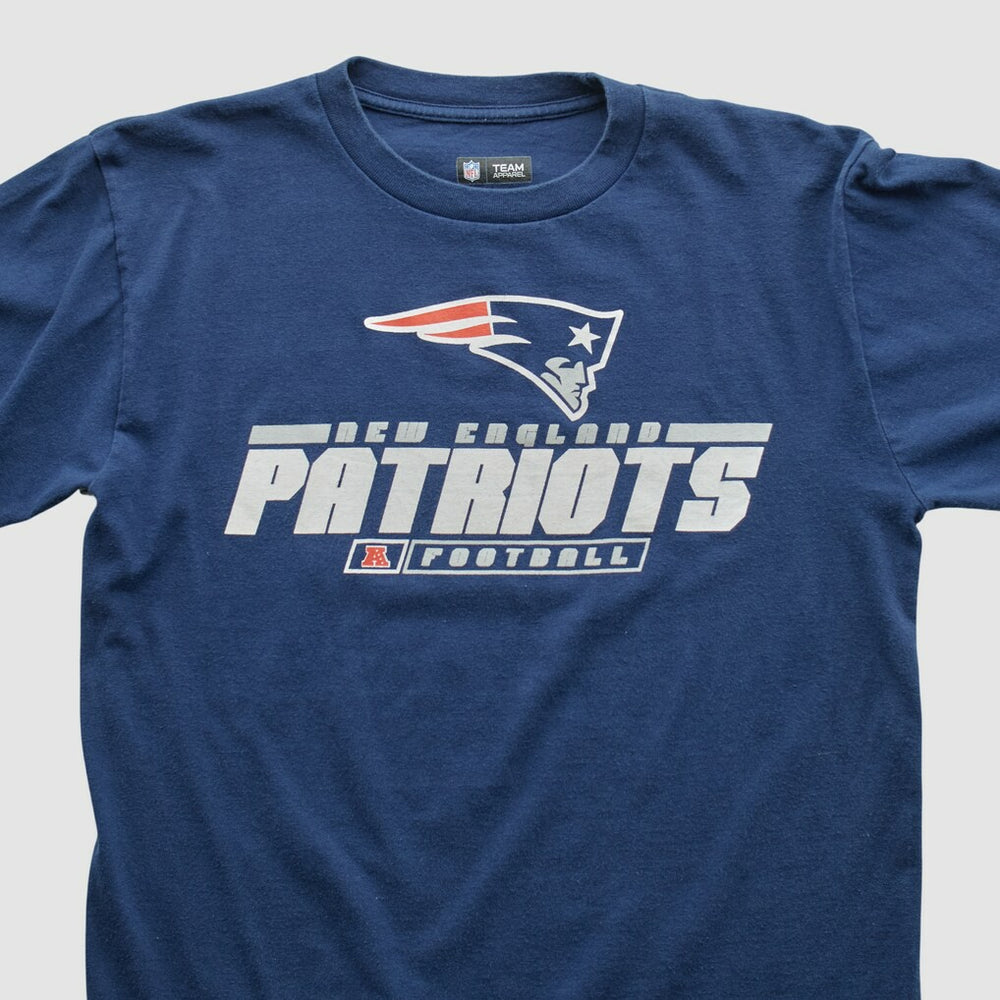 New England Patriots NFL 2010s Long Sleeve T-shirt - Navy Vintage online