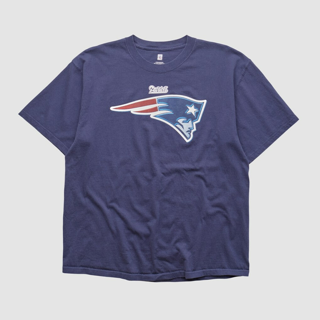 New England Patriots NFL 2000s T-shirt - Navy Vintage discount
