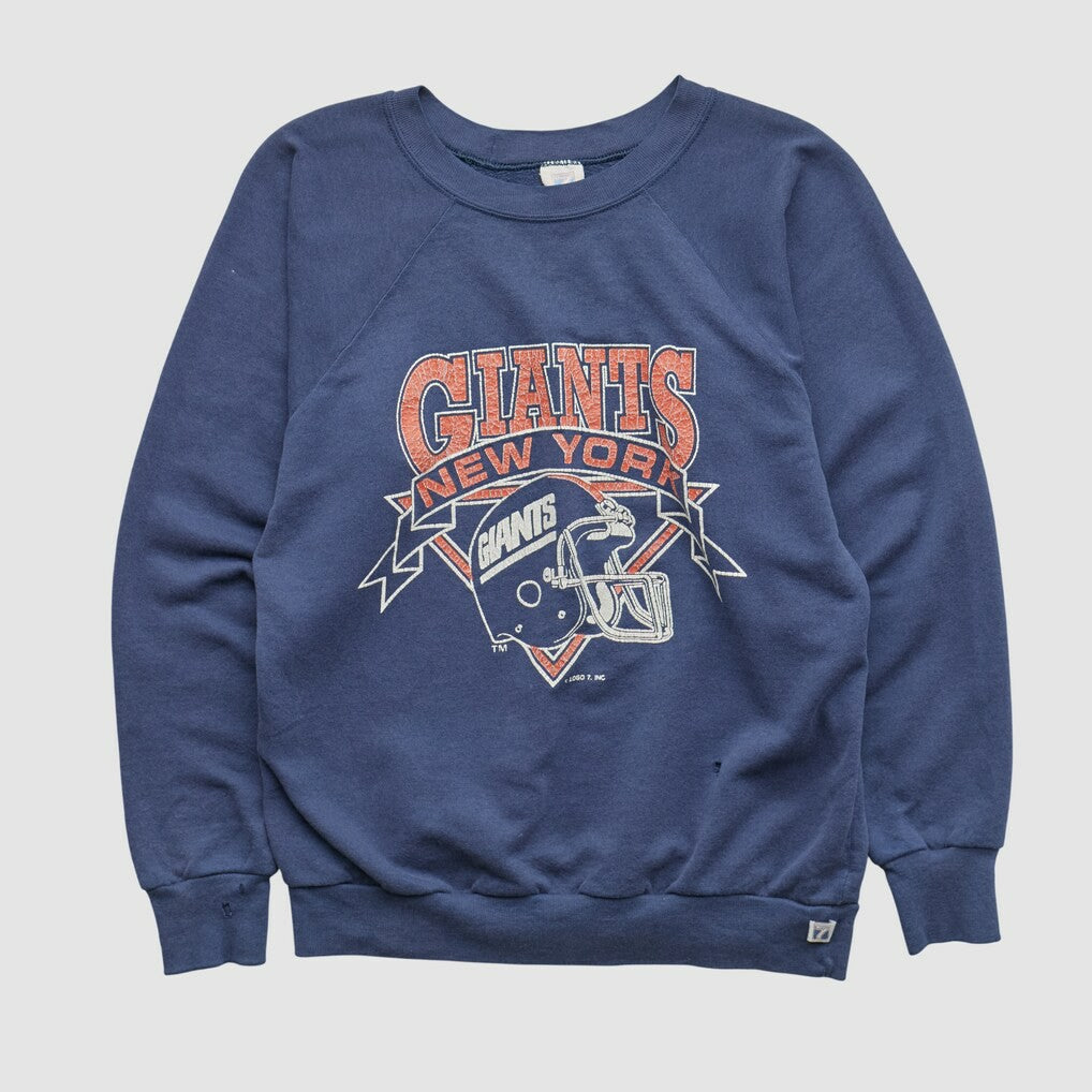 New York Giants Logo Athletic 90s Pullover Sweatshirt - Navy Vintage online
