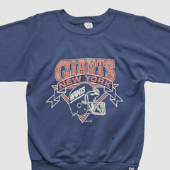 New York Giants Logo Athletic 90s Pullover Sweatshirt - Navy Vintage online