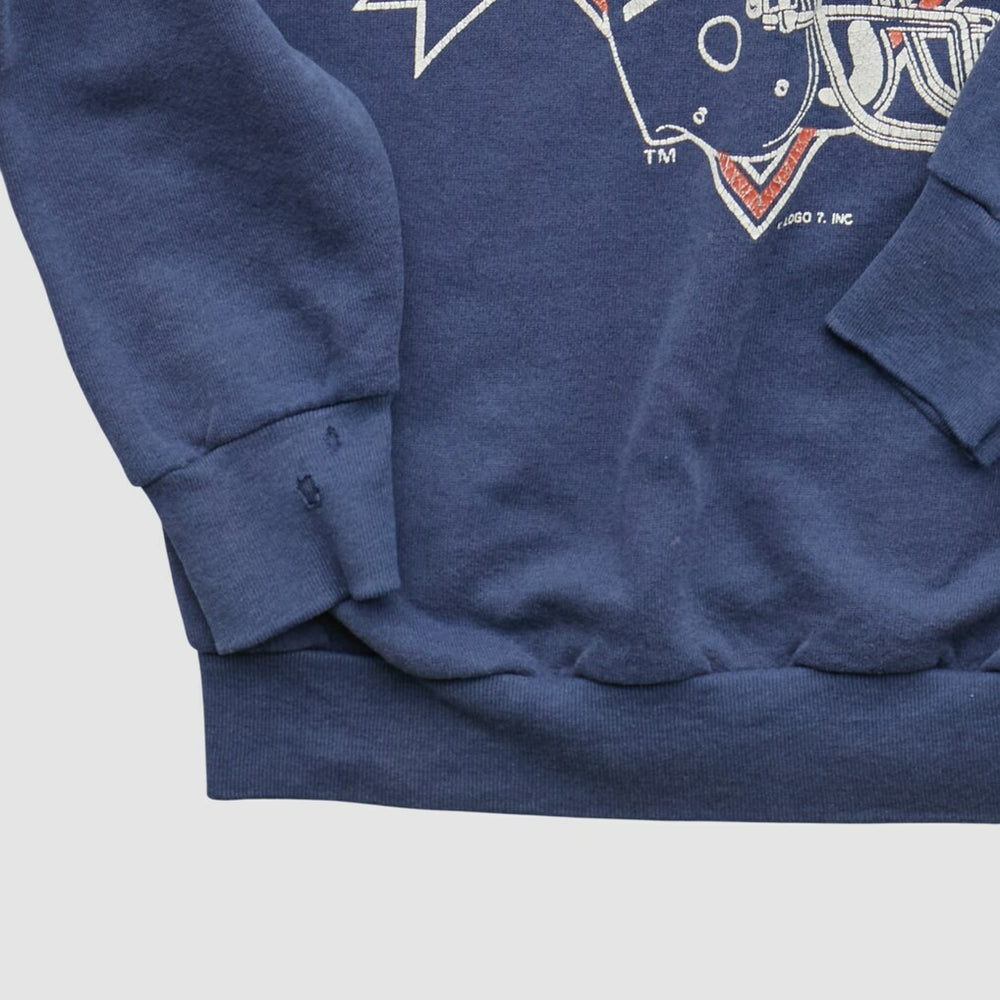 New York Giants Logo Athletic 90s Pullover Sweatshirt - Navy Vintage online