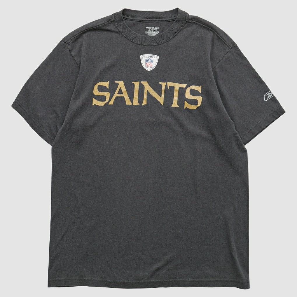New Orleans Saints Reebok 2000s T-shirt - Charcoal Vintage sale