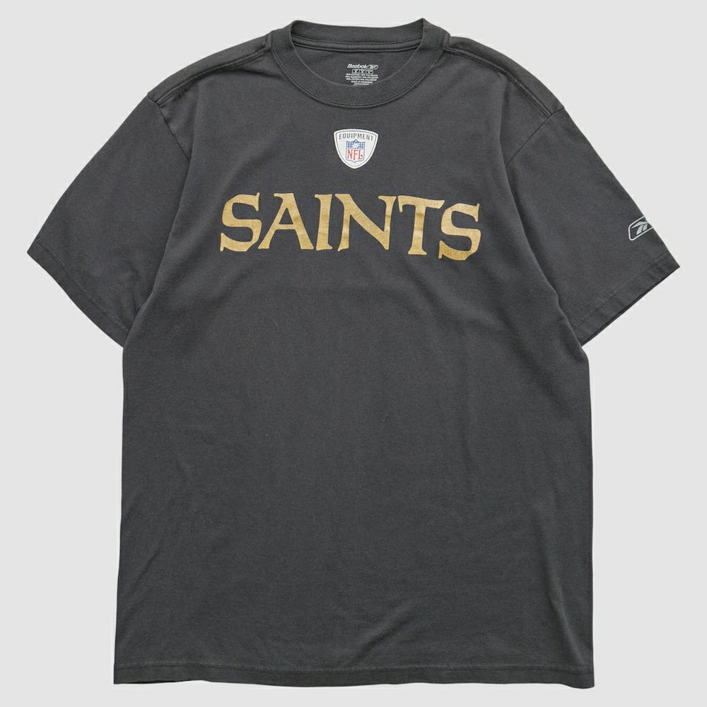 New Orleans Saints Reebok 2000s T-shirt - Charcoal Vintage sale