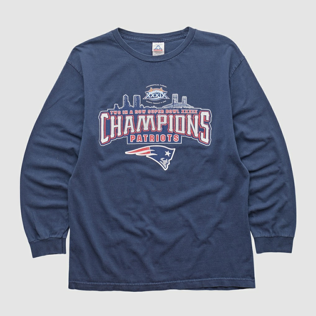 New England Patriots Alstyle 2005 Long Sleeve T-shirt - Navy Vintage outlet