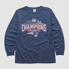 New England Patriots Alstyle 2005 Long Sleeve T-shirt - Navy Vintage outlet