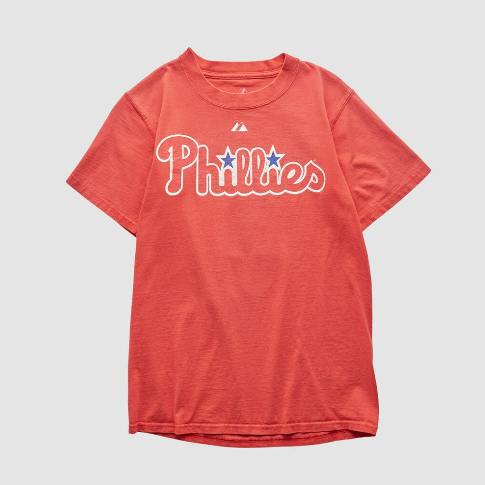 Philadelphia Phillies Majestic 2009 T-shirt Red Vintage