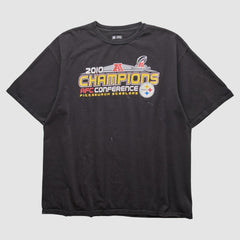 Pittsburgh Steelers NFL 2010 T-shirt - Black Vintage cheap