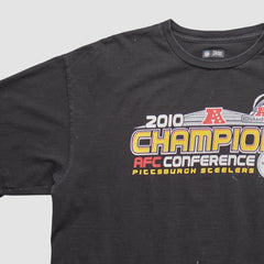Pittsburgh Steelers NFL 2010 T-shirt - Black Vintage cheap