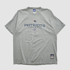 New England Patriots Reebok 2000s T-shirt - Heather Gray Vintage on sale