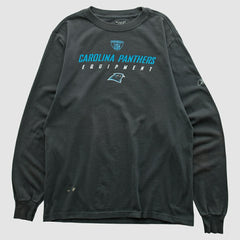Carolina Panthers Reebok 2000s Long Sleeve T-shirt - Black Vintage outlet