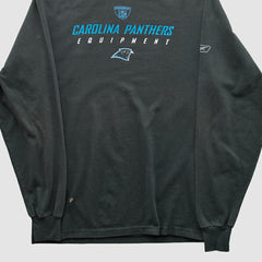 Carolina Panthers Reebok 2000s Long Sleeve T-shirt - Black Vintage outlet