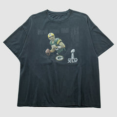 Green Bay Packers Reebok 2011 T-shirt - Charcoal Vintage for sale