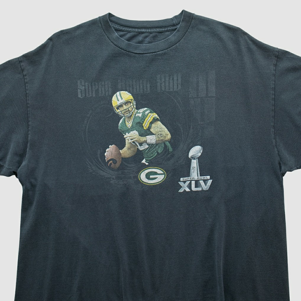Green Bay Packers Reebok 2011 T-shirt - Charcoal Vintage for sale