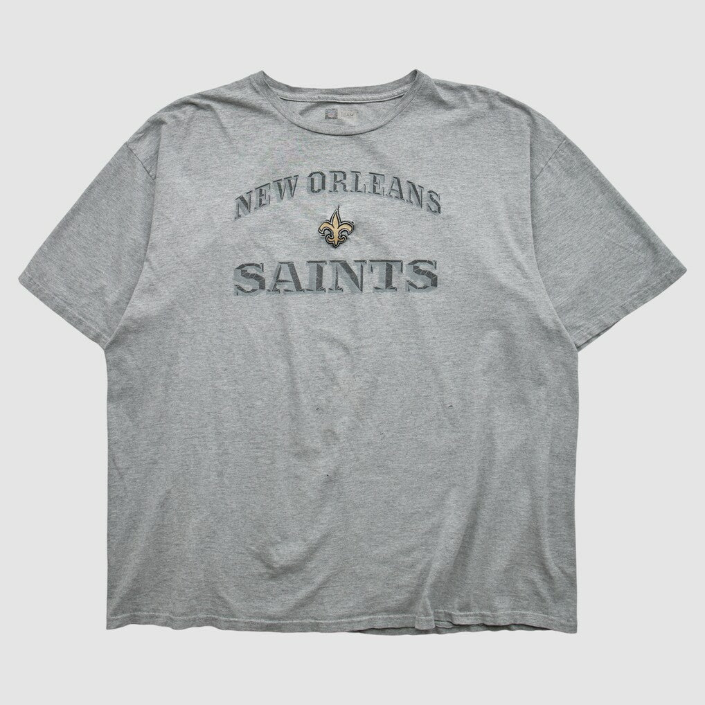 New Orleans Saints NFL 2000s T-shirt - Heather Gray Vintage online