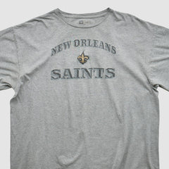 New Orleans Saints NFL 2000s T-shirt - Heather Gray Vintage online