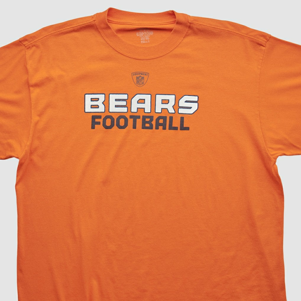 Chicago Bears Reebok 2000s T-shirt - Orange Vintage for sale