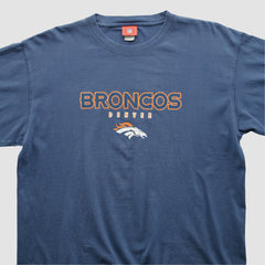 Denver Broncos NFL 2000s T-shirt - Blue Vintage for sale