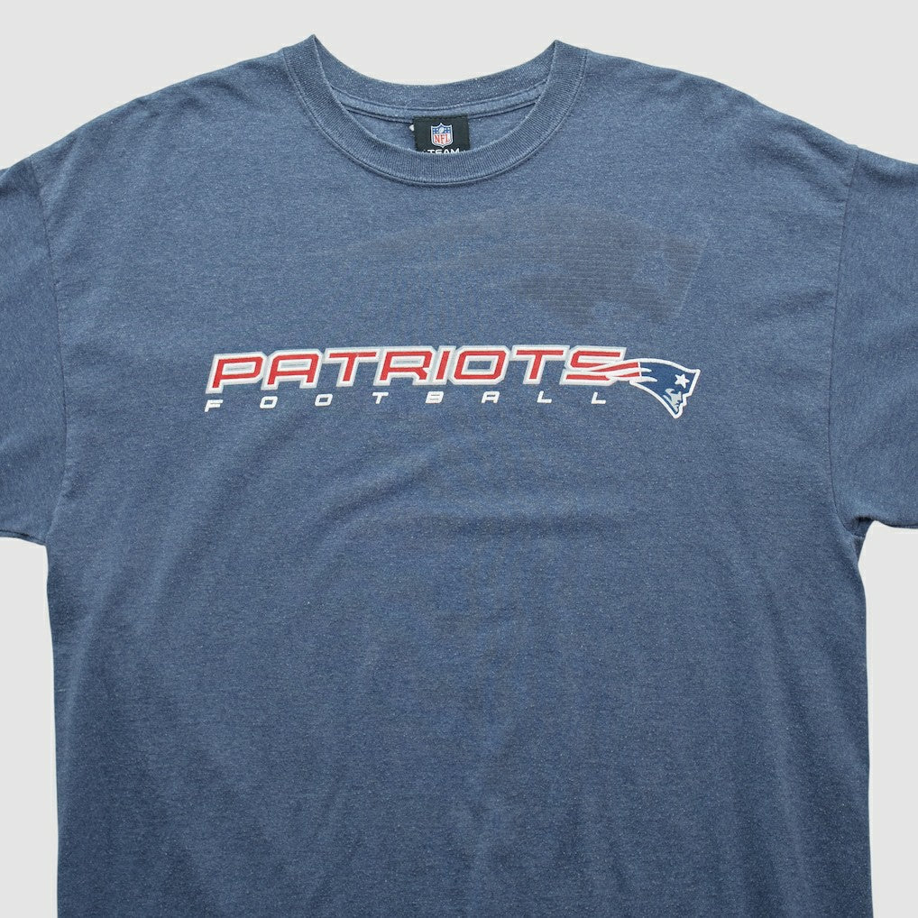 New England Patriots NFL 2010s T-shirt - Blue Vintage sale