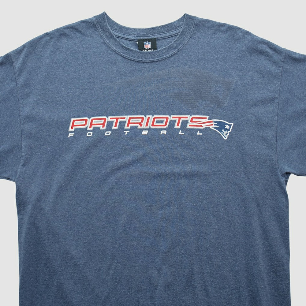 New England Patriots NFL 2010s T-shirt - Blue Vintage sale