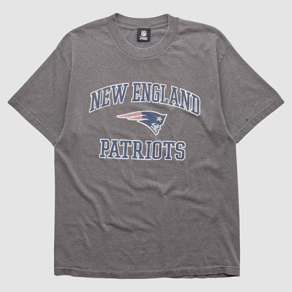 New England Patriots NFL 2010s T-shirt - Heather Gray Vintage discount