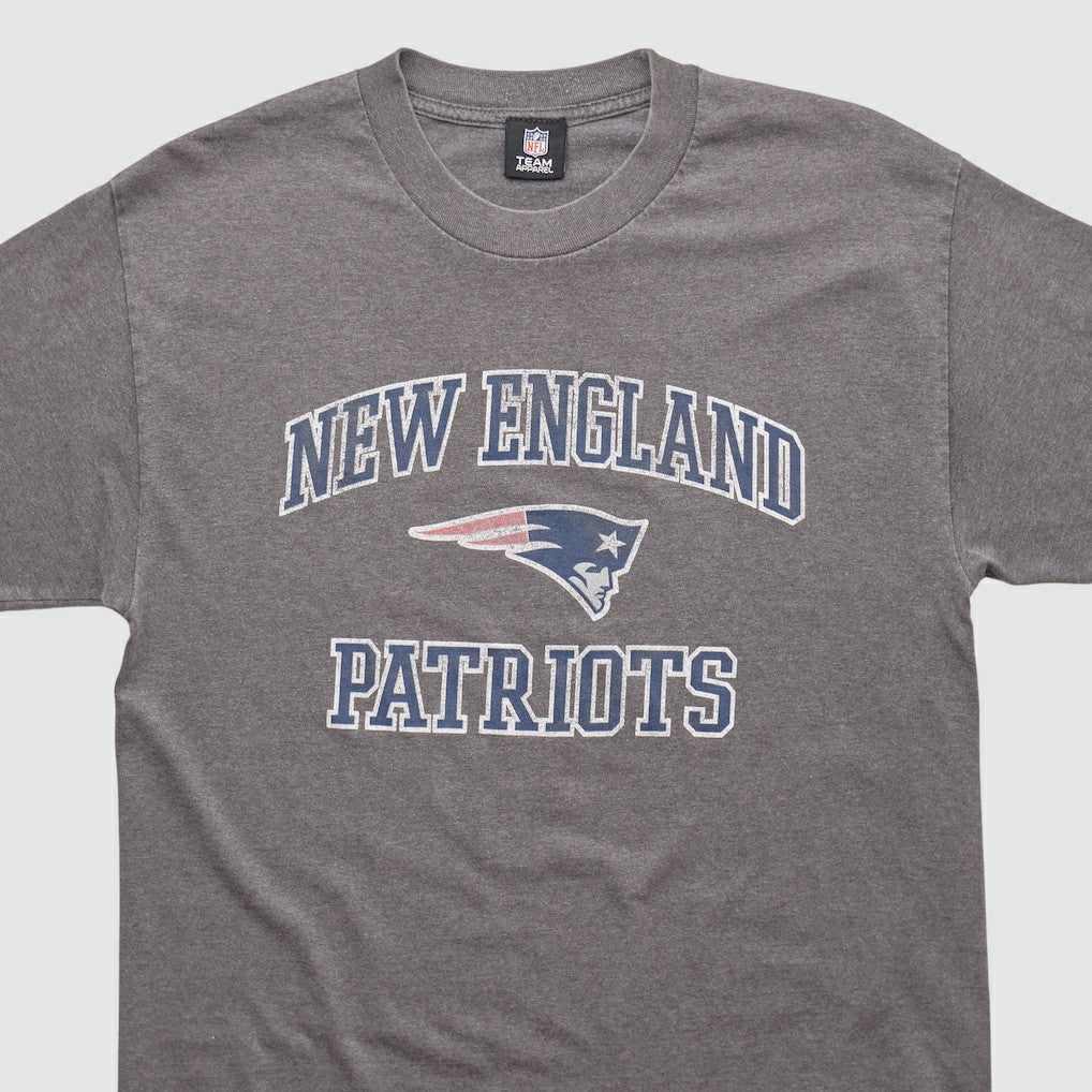 New England Patriots NFL 2010s T-shirt - Heather Gray Vintage discount