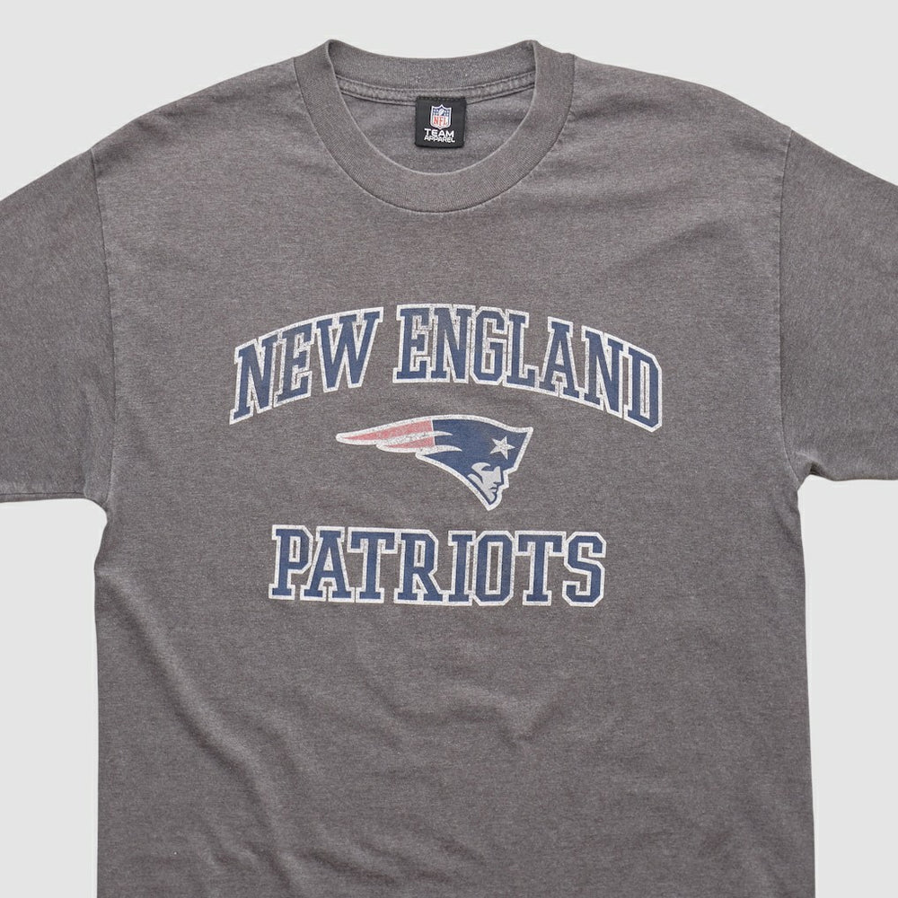 New England Patriots NFL 2010s T-shirt - Heather Gray Vintage discount