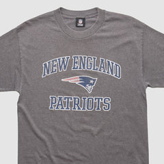 New England Patriots NFL 2010s T-shirt - Heather Gray Vintage discount