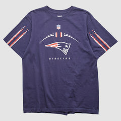 New England Patriots Reebok 2000s T-shirt - Navy Vintage on sale