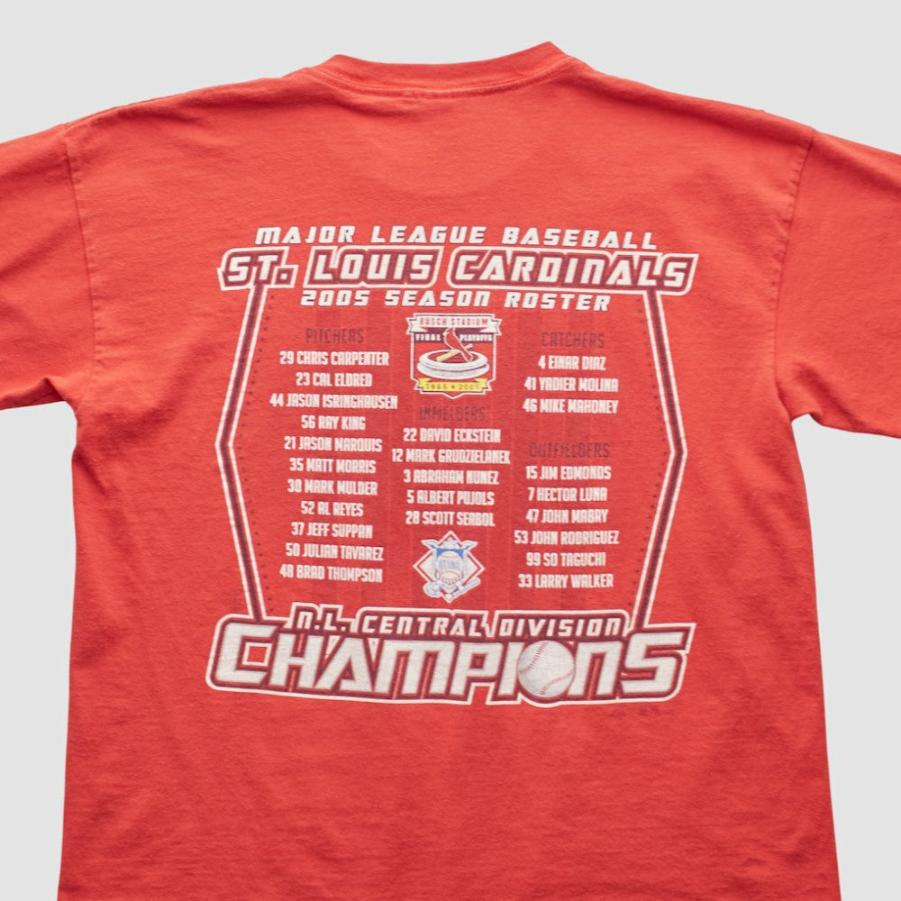St. Louis Cardinals Gildan 2005 T-shirt Red Vintage