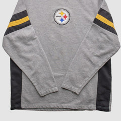 Pittsburgh Steelers NFL 2010s Pullover Sweatshirt - Heather Gray Vintage sale