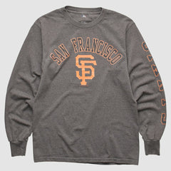 San Francisco Giants MLB 2000s Long Sleeve T-shirt Dark Heather Gray Vintage