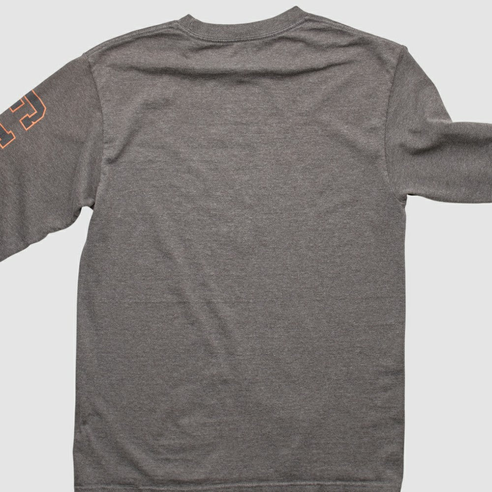 San Francisco Giants MLB 2000s Long Sleeve T-shirt Dark Heather Gray Vintage