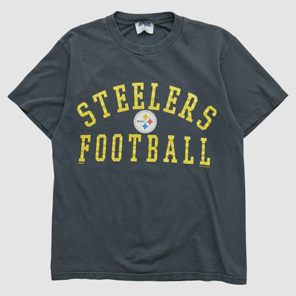 Pittsburgh Steelers CSA 2000s T-shirt - Charcoal Vintage on sale